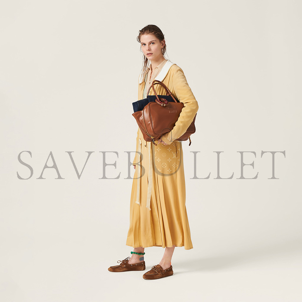 M1v M1v leather beau bag 5bb117 (34*23*10cm)